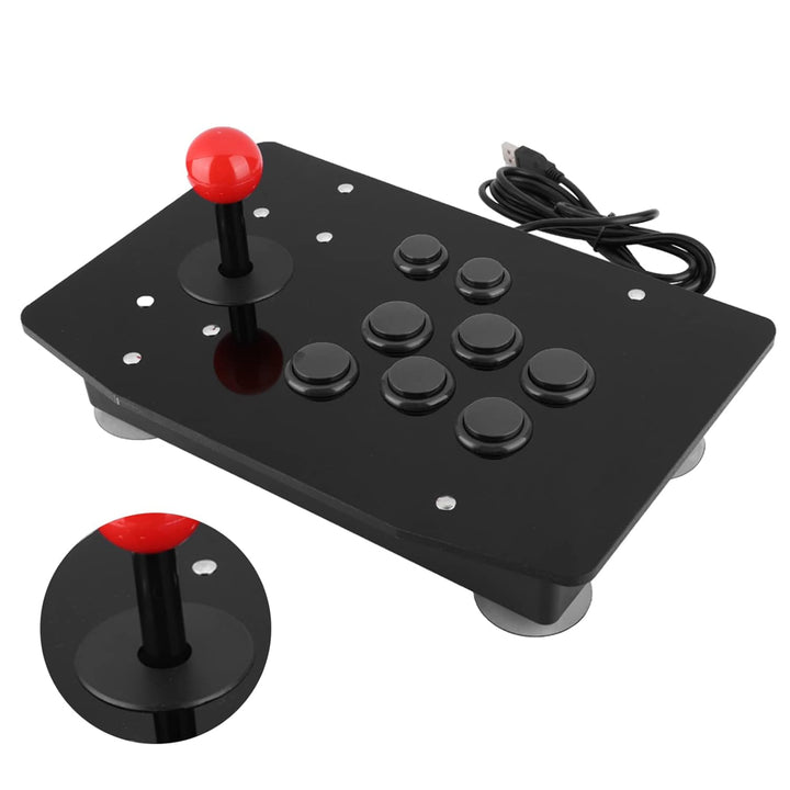 Arcade Joystick, USB Fighting Stick Street Rocker Fighter Handle Button Controller Panel DIY Gaming