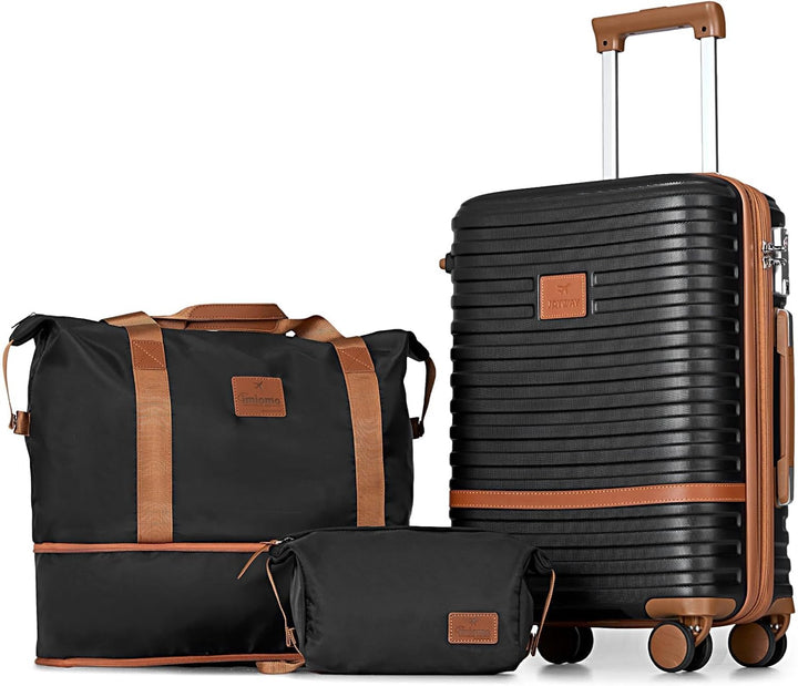 Joyway Koffer Reisekoffer von ABS Hartschalen Erweiterbar Trolley Kofferset mit TSA Schloss und 4 Ro