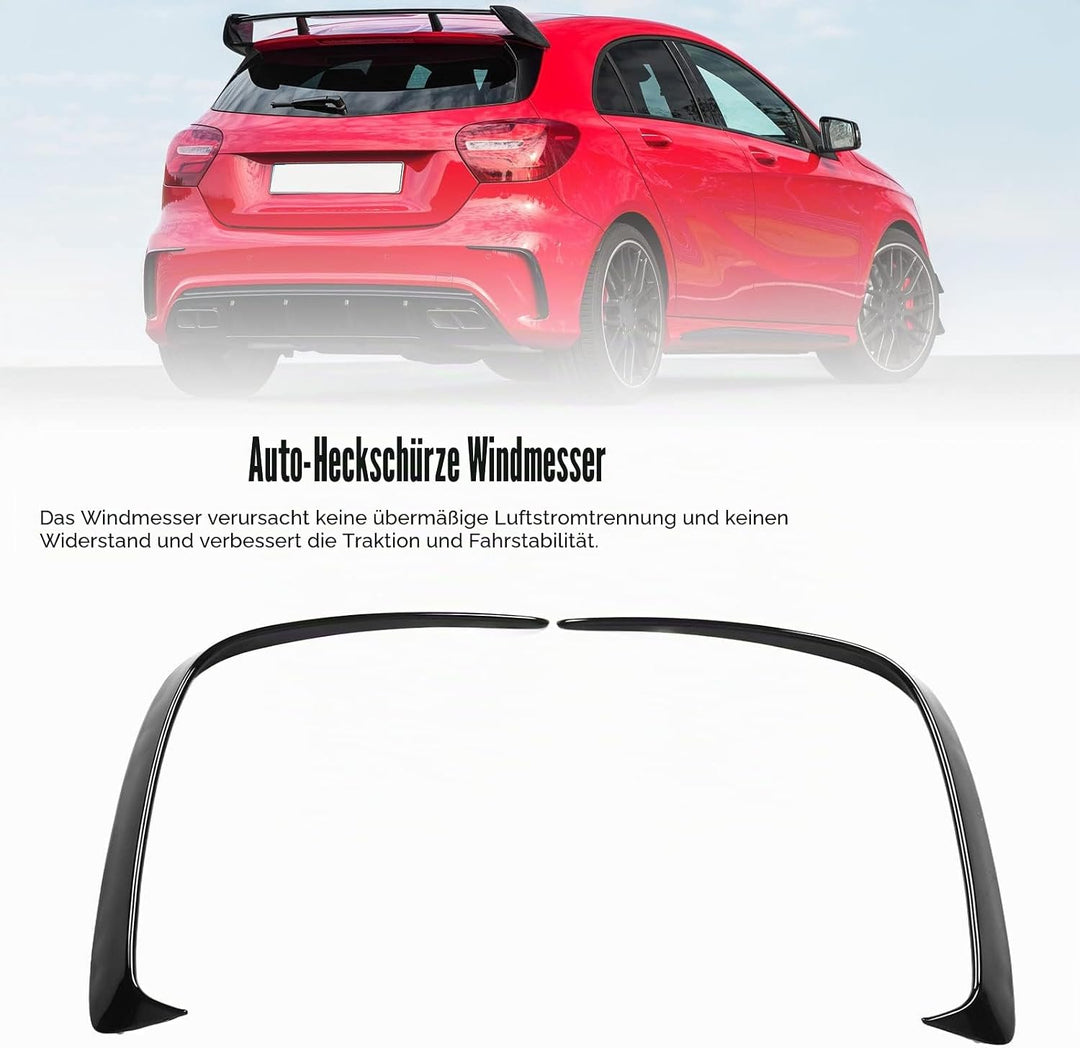 Jadeshay Auto Heckstossstangenspoiler, 1 Paar Heckstossstangensplitter Ersatz Auto Heckschürze Spoil