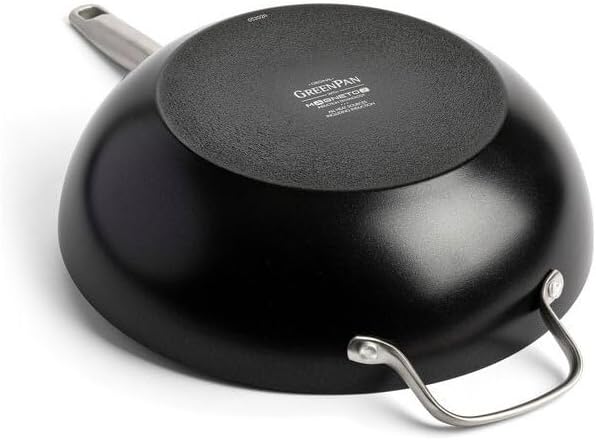 Greenpan aluminium wok pfanne 30cm schwarz cc003111-001