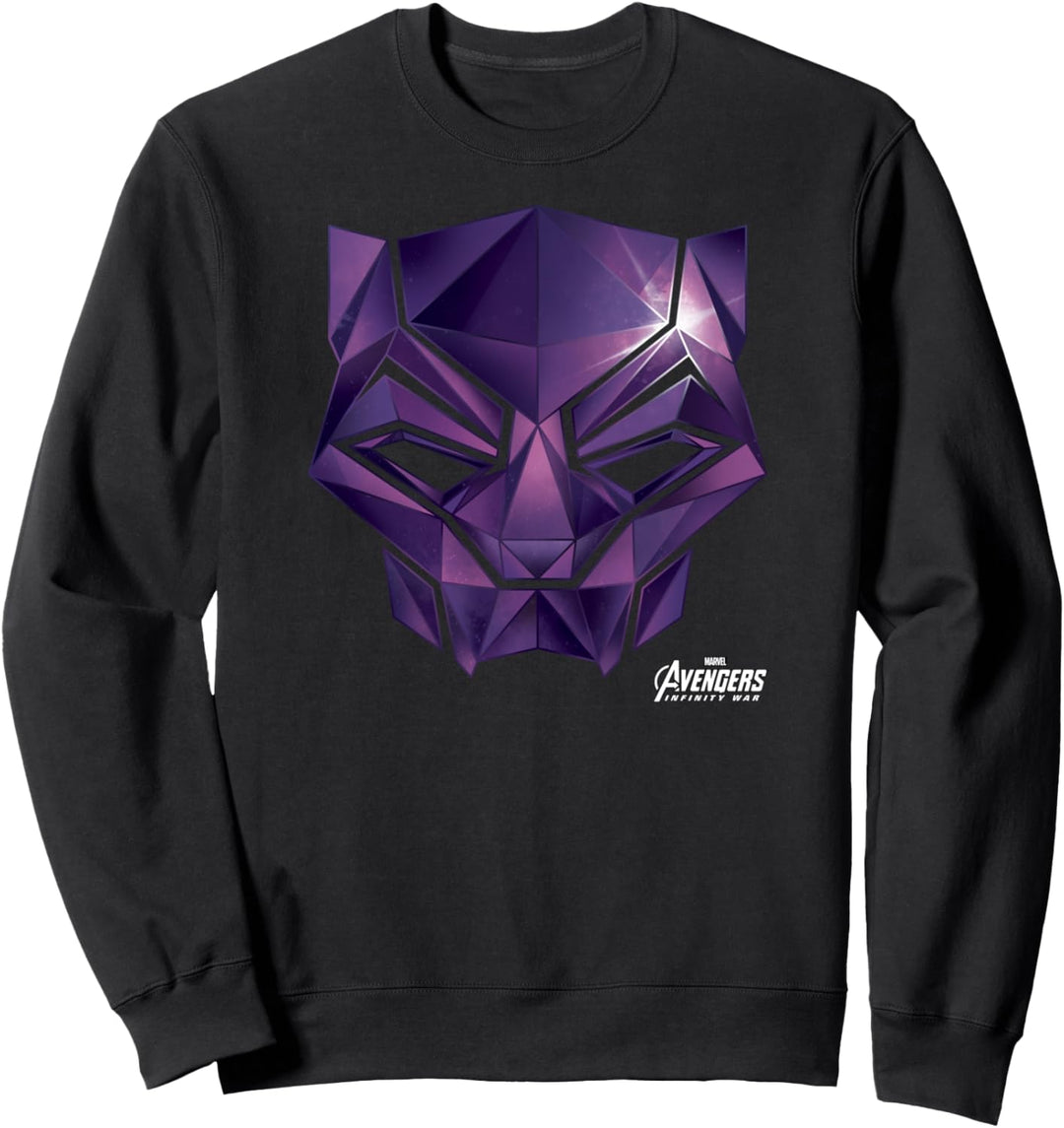 Marvel Avengers: Infinity War Black Panther Diamond Mask Sweatshirt