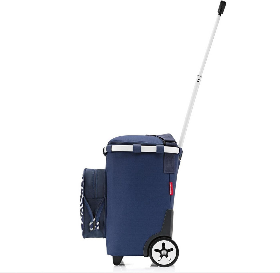 Reisenthel Carrycruiser Plus Einkaufstrolley Signature Navy blau Polyestergewebe, Aluminiumrahmen, w