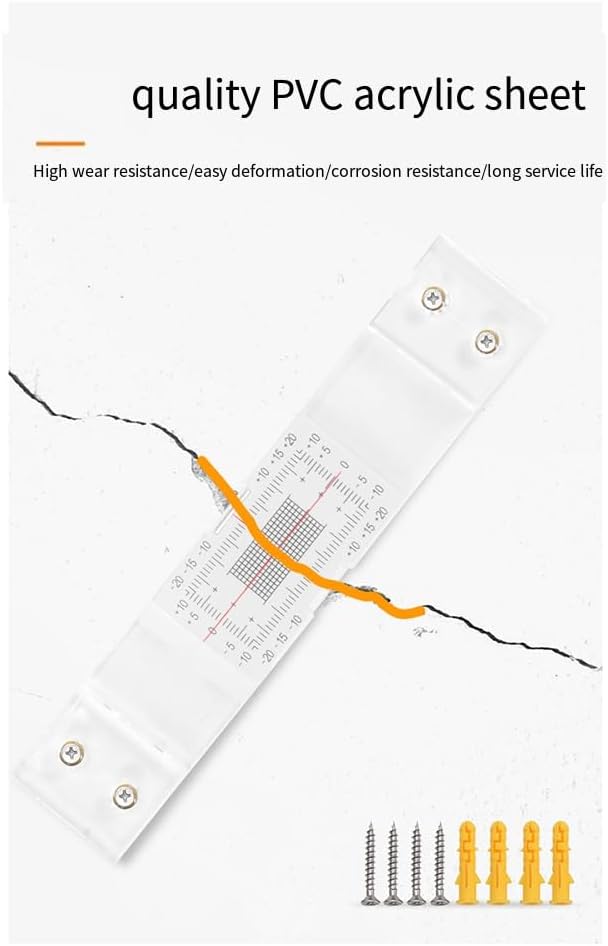 Dickenmessgerät, 4-teilig, Aufzeichnung von Rissen, Standard-Rissmonitor für Standard- und Eckanzeig