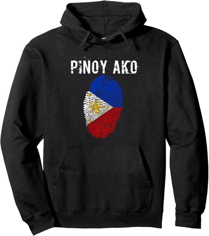 Pinoy Ako Fingerprint Filipino Pinoy Pullover Hoodie