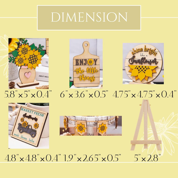 Sonnenblumen-Dekor – Bauernhaus-Sonnenblumen-Dekorationen – rustikale Sonnenblumen-Dekoration – Früh