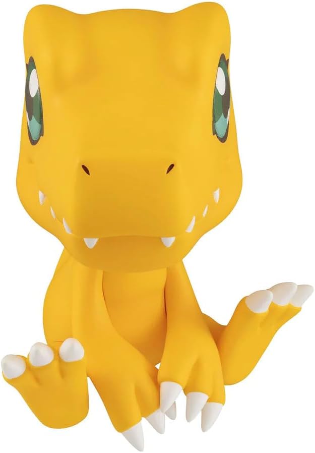 MEGAHOUSE Unisex Kinder Digimon Adventure Look Up Series Agumon PVC Figure, Bunt