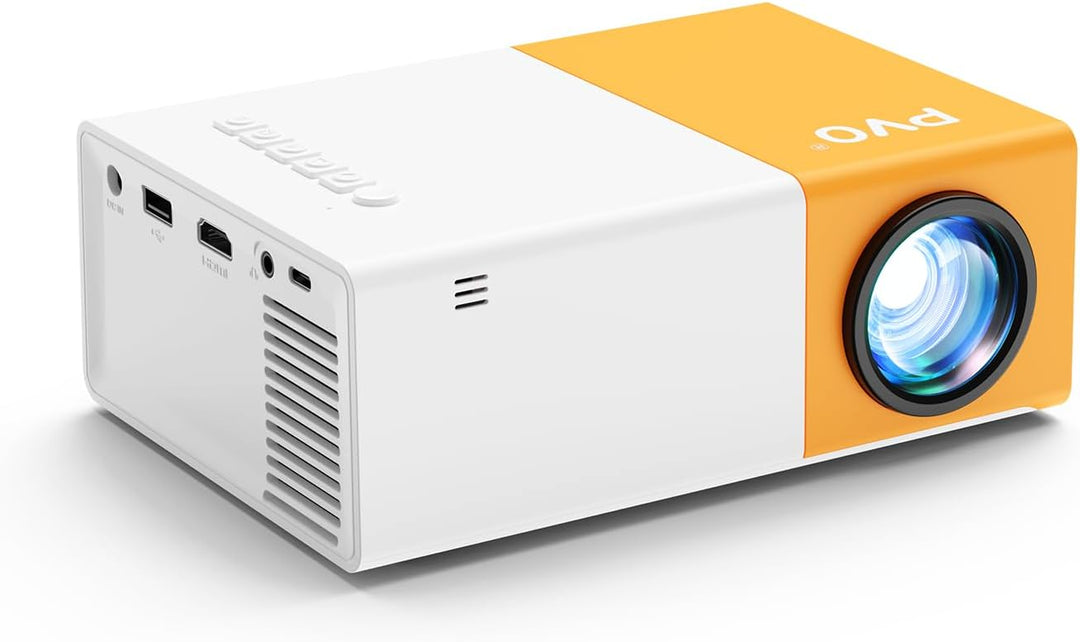 Mini Beamer, PVO WiFi projektor Tragbarer Filmprojektor, Telefonbildschirm Kann Drahtlos Oder per Da