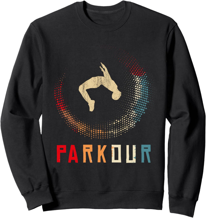 Parkour Freerunning Ninja Sport Retro Vintage Design Outfit Sweatshirt