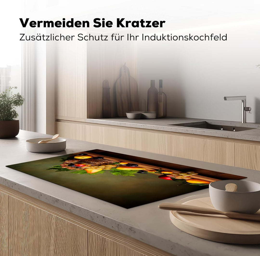 Herdabdeckplatte Einteilig Herdabdeckung Abdeckplatte für Ceranfeld Abdeckung Induktionskochfeld Auf