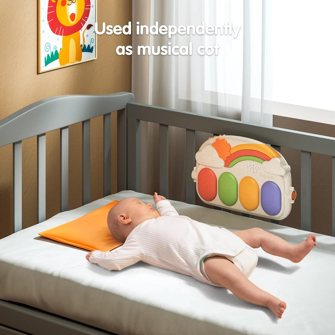 TUMAMA Baby Klavier Turnmatte, neugeborenes Baby, Fitness- und Aktivitätsmusik, leichte Spielmatten