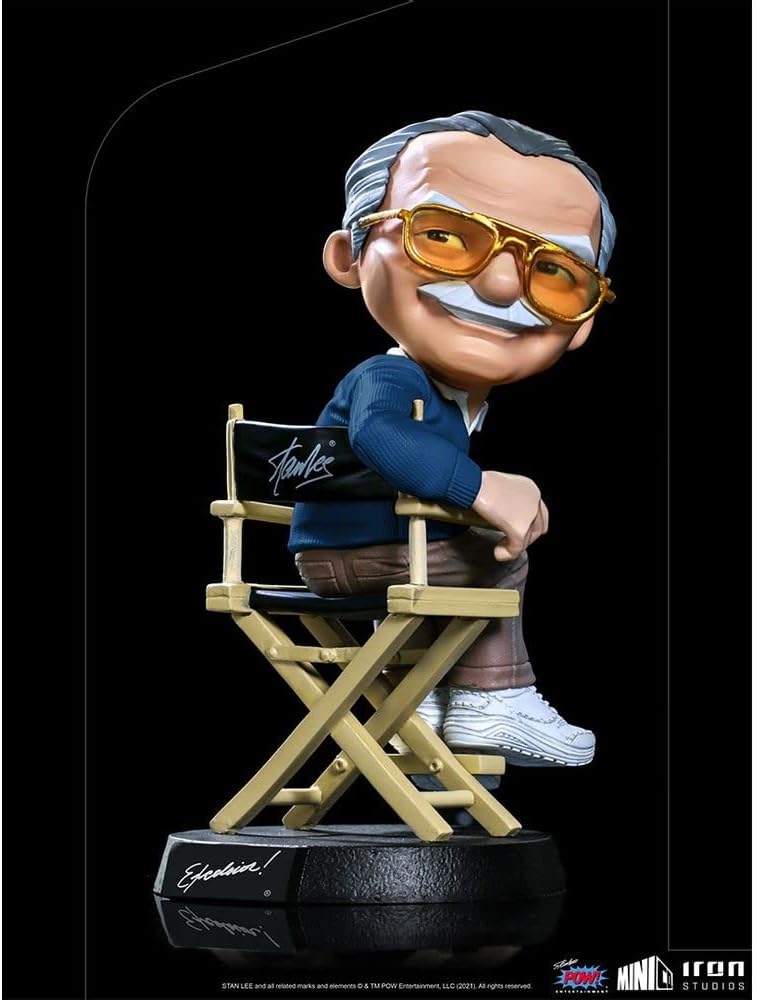 Iron Studios - Minico Figurines: Stan Lee (Stan Lee POW! Blue) Figure