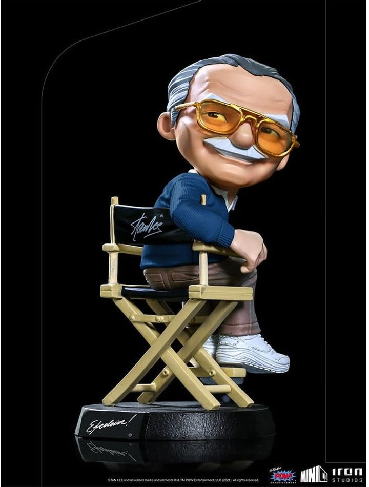 Iron Studios - Minico Figurines: Stan Lee (Stan Lee POW! Blue) Figure