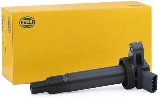 HELLA 5DA 358 057-121 Zündspule - 12V - 4-polig - Kerzenschachtzündspule - geschraubt