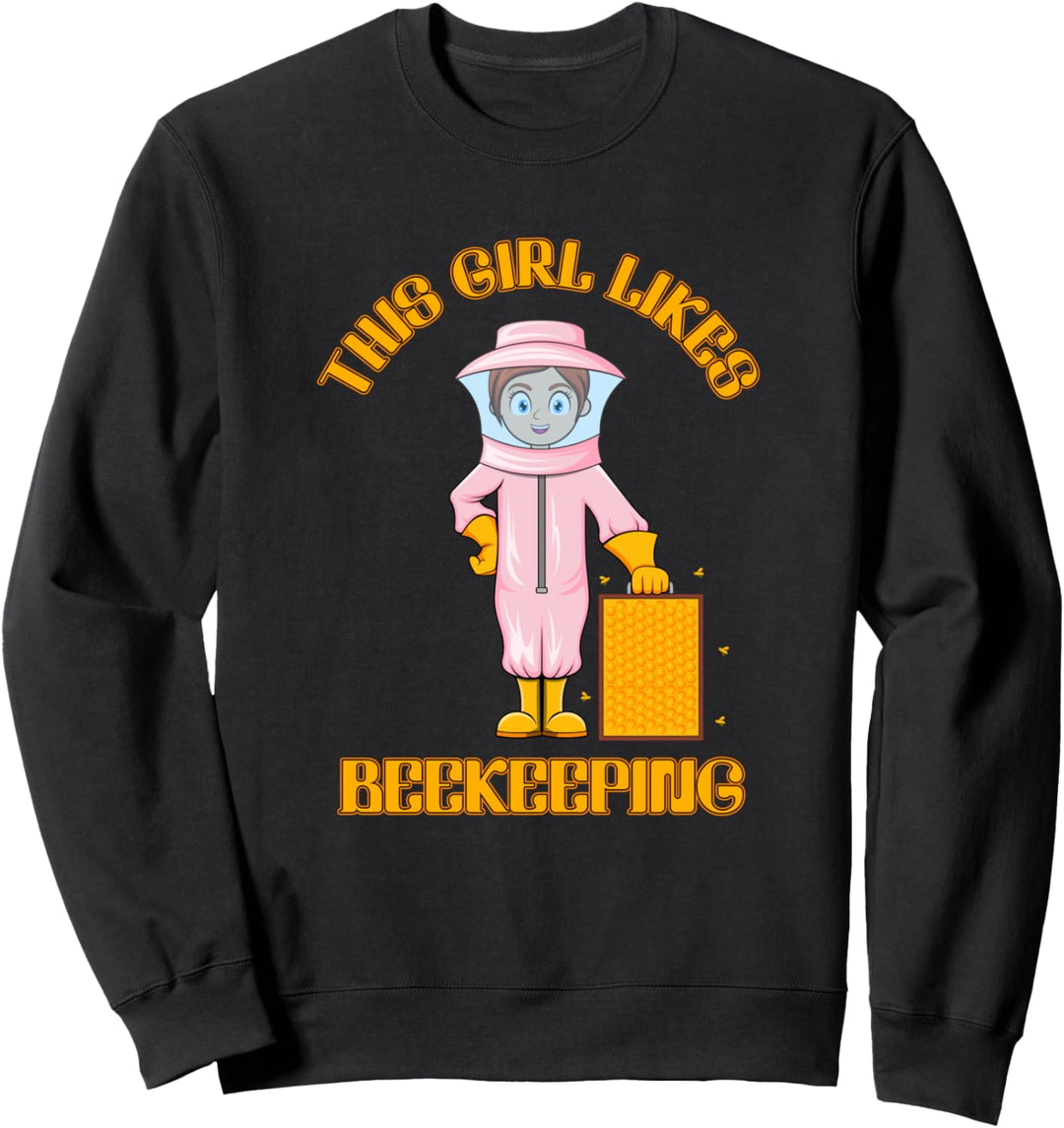 Mädchen mag Imkerei Hobby Imker Honig Sweatshirt
