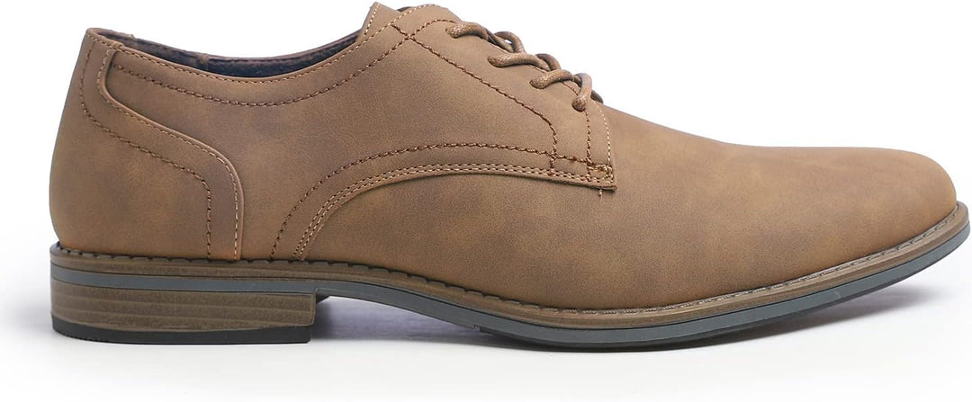 Feversole Men's Classic Dress Marc Herren Anzugschuhe Derby Schnürschuhe Business Schuhe Formale Mod