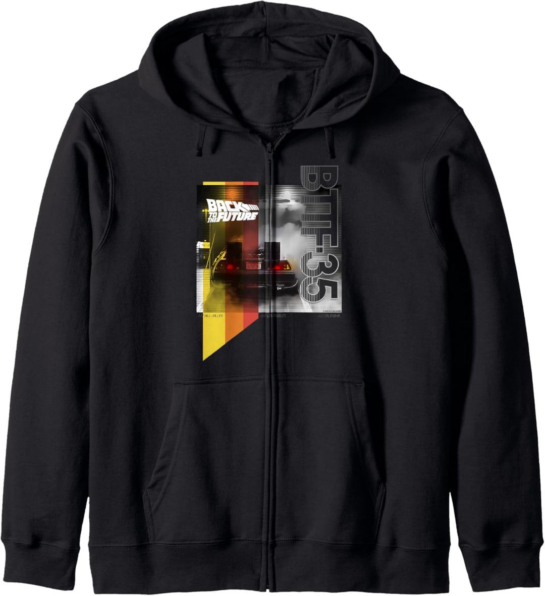 Back To The Future 35th Anniversary DeLorean Smoke Kapuzenjacke
