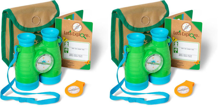 Melissa & Doug Let's Explore Fernglas und Kompass Set | Pretend Play | ab 3 Jahren | Geschenk für Ju