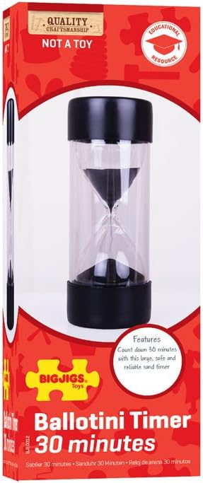 Bigjigs Toys Ballotini Sanduhr (30 Minuten)