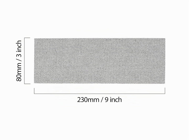 Mirka Abranet Netz Schleifstreifen 80x230mm / Klett Schleifblätter/Korn P80 / 10 Stück / AE175F1080