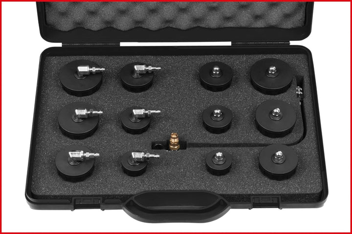 KS Tools 150.1825 Turbolader-Bajonett-Ladeluft-System-Prüfkoffer-Satz, 13-tlg.