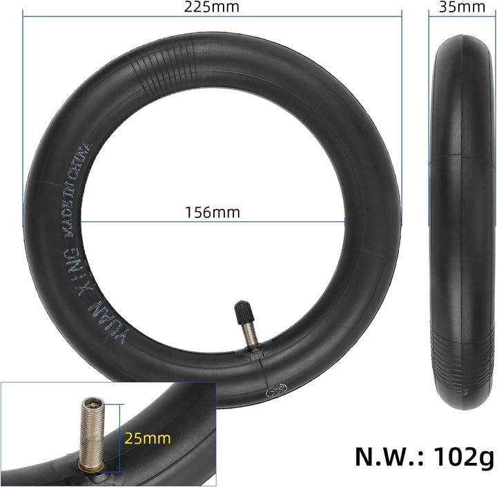 Fututech 10 x 2.125 Reifen und Schlauch für Segway Ninebot F20 F25 F30 F40 Ersatzteil Innertube-Schi