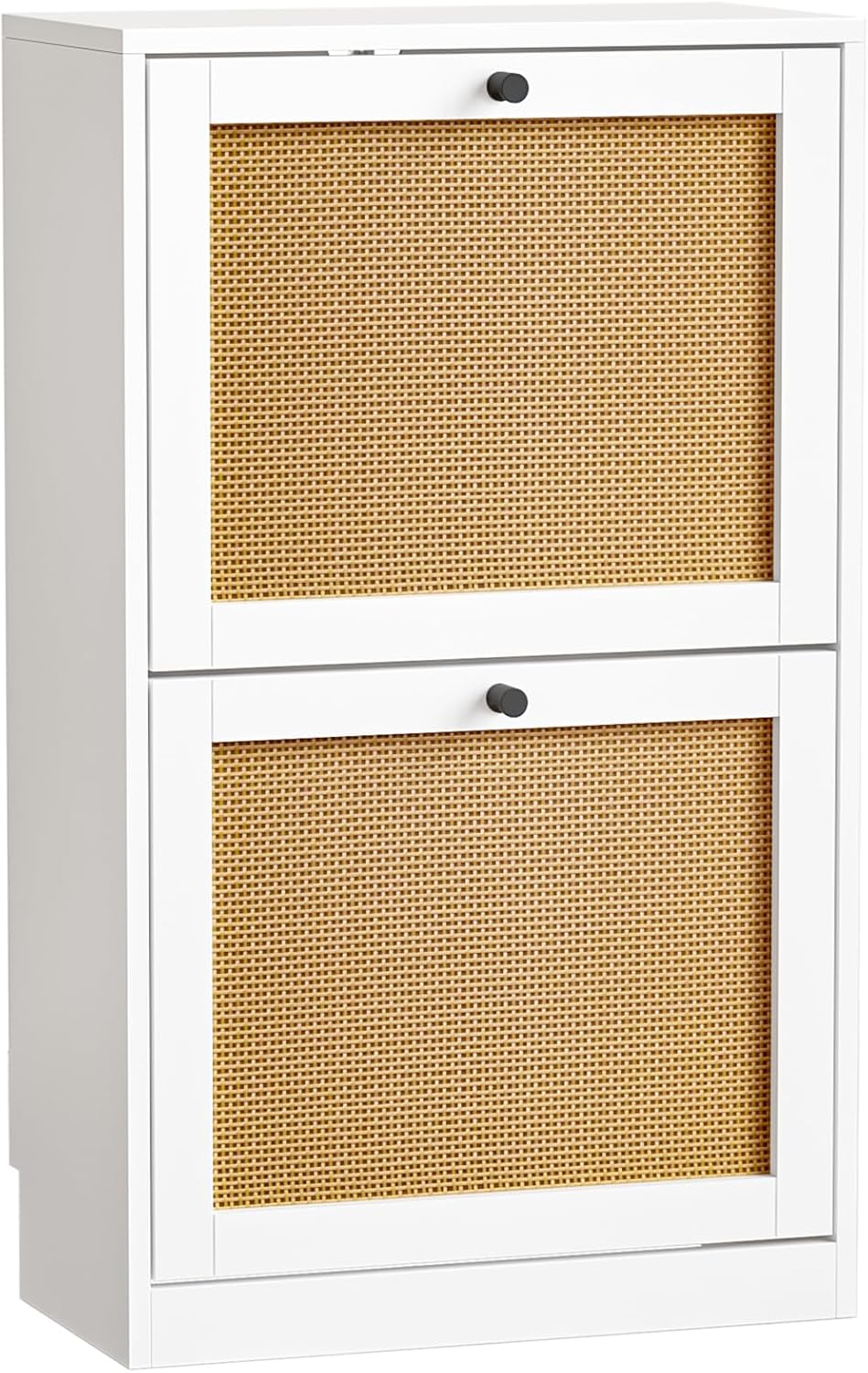 Schuhschrank mit 2 Flip-Schubladen, platzsparender Schuhkipper, Schuhregal, Schuhaufbewahrung, für 8