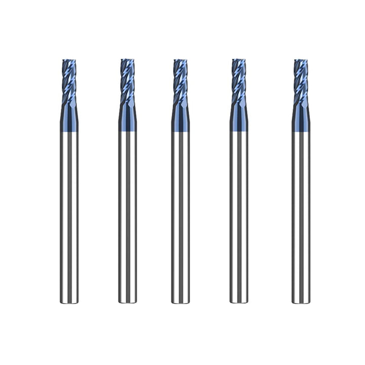 Hartmetall Schaftfräser 3mm, 4 Zähne/4 Schneiden, AlTiN Schwarz Beschichtung CNC Fräser, VHM Fräser