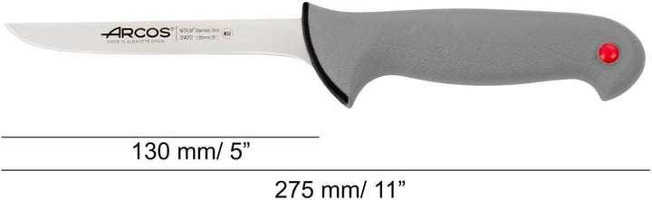 Arcos Serie Colour Proof - Ausbeinmesser - Klinge Nitrum Edelstahl 130 mm - HandGriff Polypropylen V