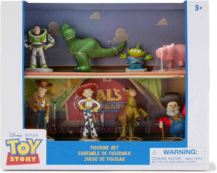 Disney Store Official - Toy Story (Pixar) - Figurenset - 8 Spielzeuge - Mit Buzz Lightyear, Woody, J