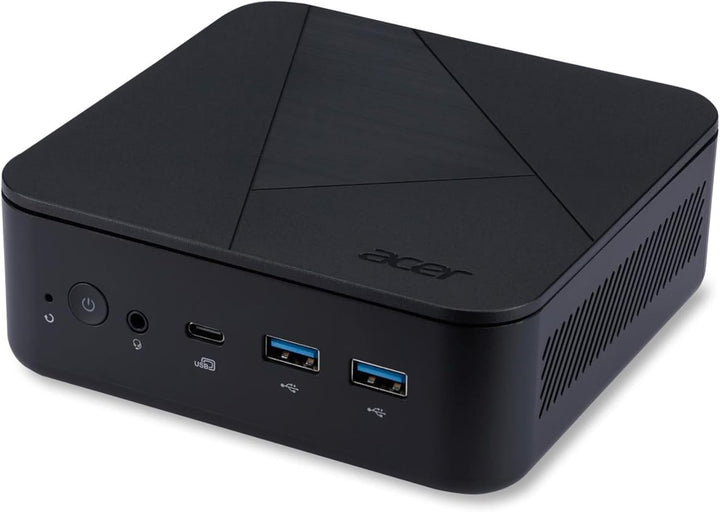 acer Mini PC | Veriton NUC | Schwarz | Core 5 120U | RAM: 8GB | SSD: 500GB | Windows 11 Pro | Sicher