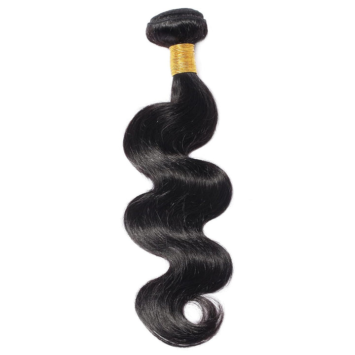 SEGO 18" Echthaar Tressen 1 Bundle Weave Human Hair Brazilian Extensions Body Wave Virgin 100% Unpro