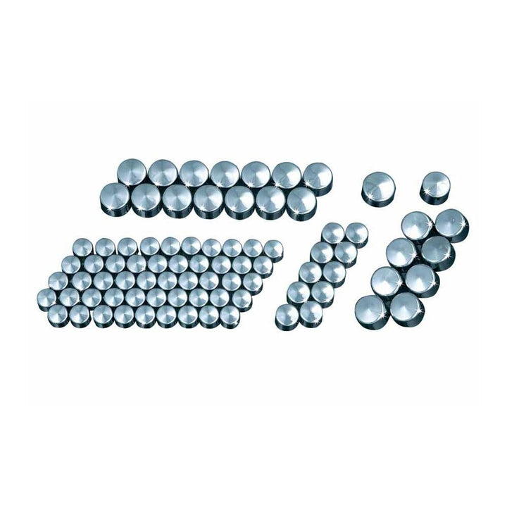 Kuryakyn 2450 Motorradzubehör: Kool KAPS Motorschraubenabdeckungen/Topperkappen für Harley-Davidson