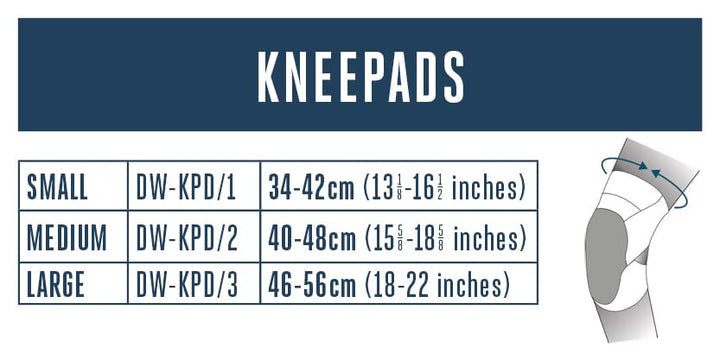 Spinlock Performance Kneepads - Schwarz - Easy Stretch - Slim und Low Profile Design für Ultimate la