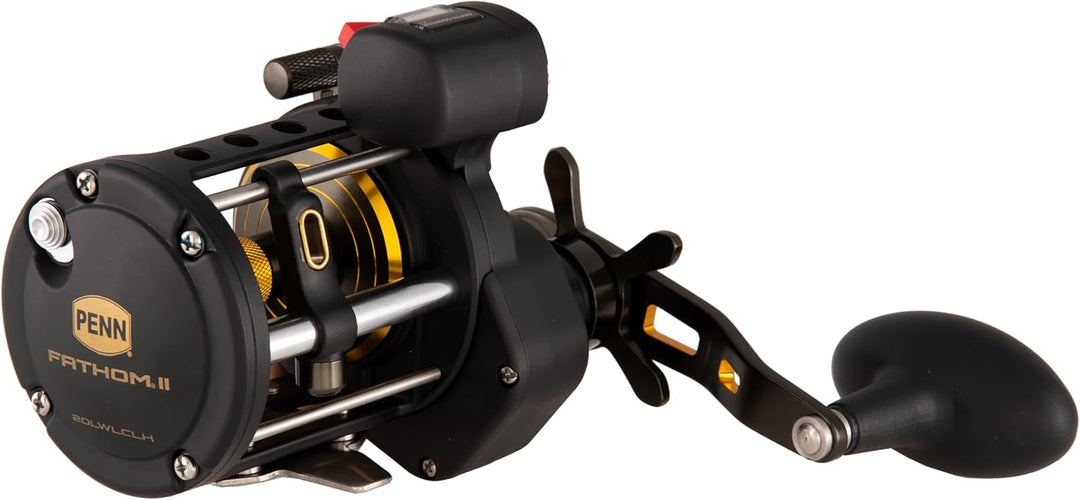 Penn Fathom II Level Wind Multiplier Rolle – Salzwasser Angelrolle für Boot, Ufer und Kajak Angeln 2