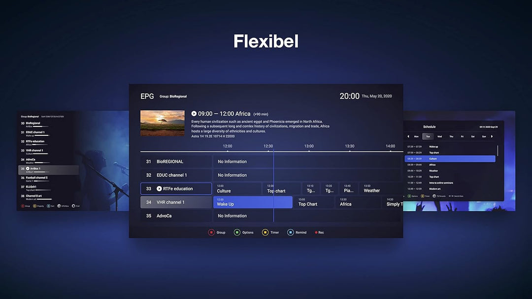 Apebox C2 4K UHD 2160p Combo Satelliten DVB-S2X & DVB-T2/C Multistream Receiver (1x DVB-S2X, 1xDVB-T