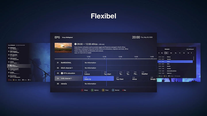 Apebox C2 4K UHD 2160p Combo Satelliten DVB-S2X & DVB-T2/C Multistream Receiver (1x DVB-S2X, 1xDVB-T