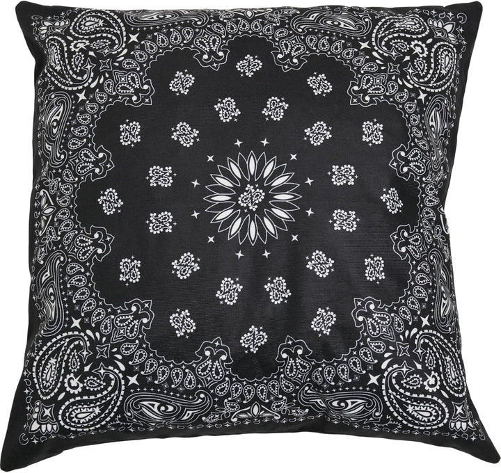Urban Classics Accessoires Bandana Print Cushion Set Einheitsgrösse Black/White, Einheitsgrösse Blac