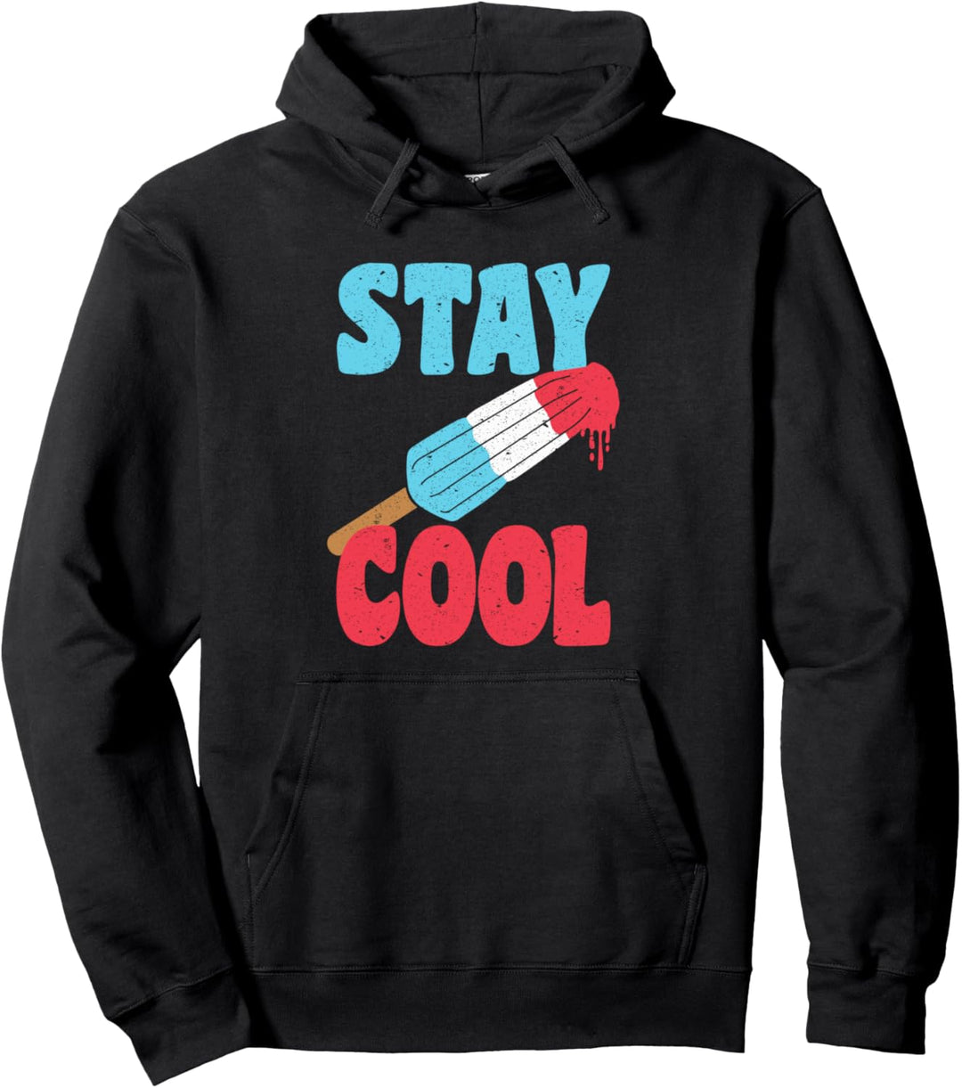 Bleiben Sie cool Sommerbombe Eis Popsicle Frozen Pop 4. Juli Pullover Hoodie