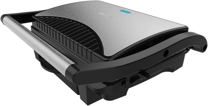 Cecotec Rock'nGrill Dark 1000 Elektrischer Grill, 1000 W, Steinbeschichtung, Fettauffangschale, schw