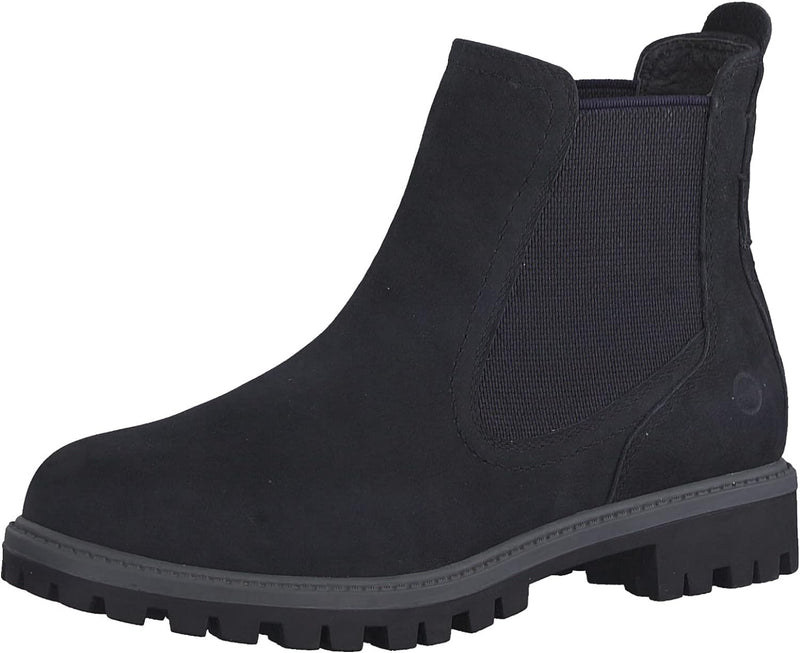 Tamaris Damen Chelsea Boots, Frauen Stiefeletten 36 EU Blau Navy, 36 EU Blau Navy