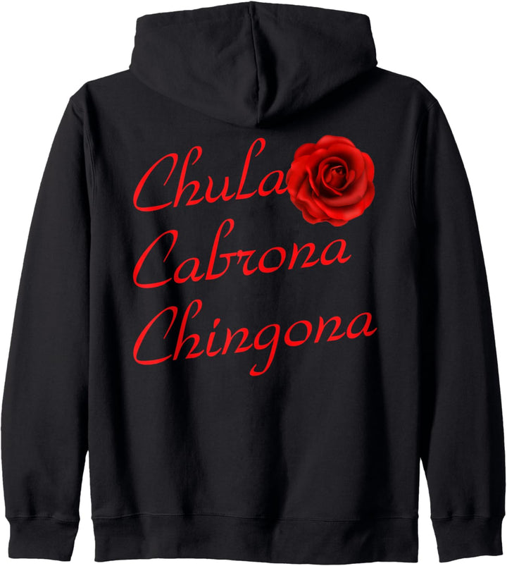 Latina Damen Chula Cabrona Chingona Kapuzenjacke