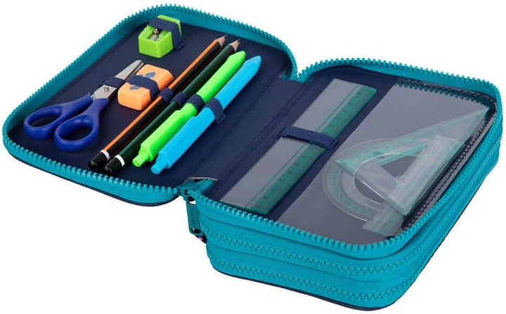 CoolPack 3-Fach Mäppchen Federmappe Federtasche XXL Federtasche Federmappe 3-Fach Schulstiftetui, dr