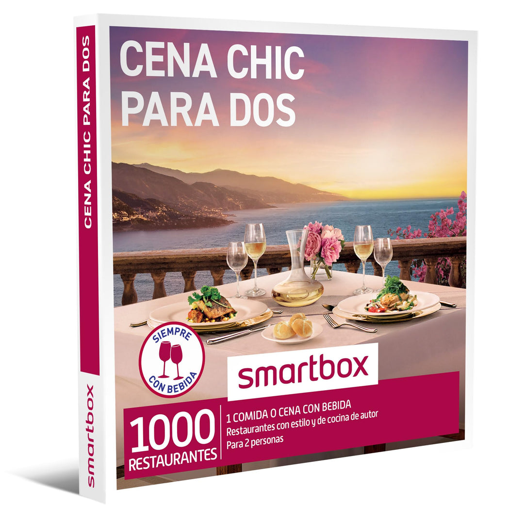 Smartbox Dinner Chic für Zwei Geschenkboxen, Unisex Erwachsene, Standard
