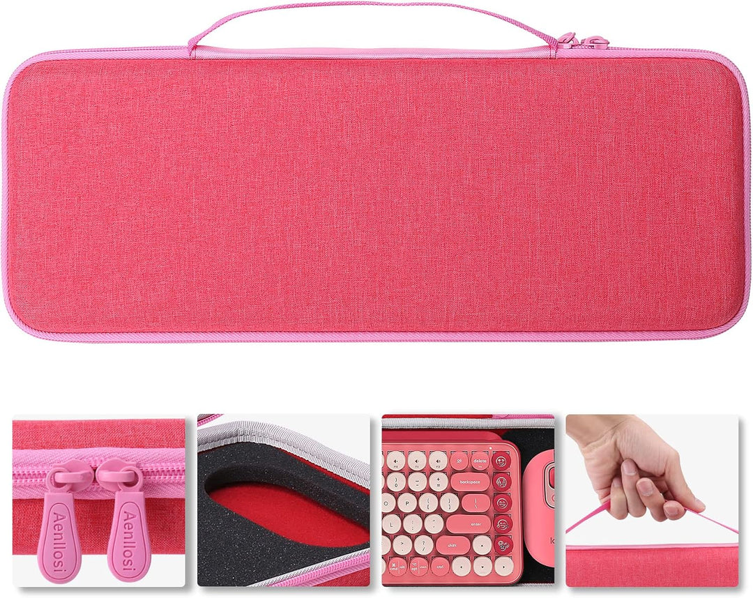 Aenllosi Hart Tragen Tasche Hülle für Logitech POP ICON Combo/Pop Keys Mechanische kabellose Tastatu