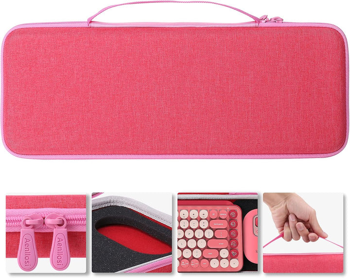 Aenllosi Hart Tragen Tasche Hülle für Logitech POP ICON Combo/Pop Keys Mechanische kabellose Tastatu