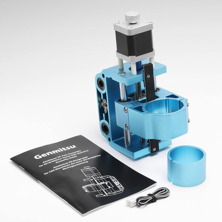 Genmitsu Aluminium Z-Achse V2, mit Spindelmotorhalterung für 775er oder 300-500W Spindel, 43mm &amp; 52m