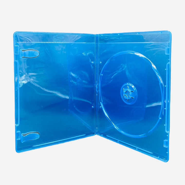 10 x Slim 6 mm Single Blu-ray Disc-Hüllen mit Booklet-Clips und Aussenhülle – für 1 CD, DVD oder Blu