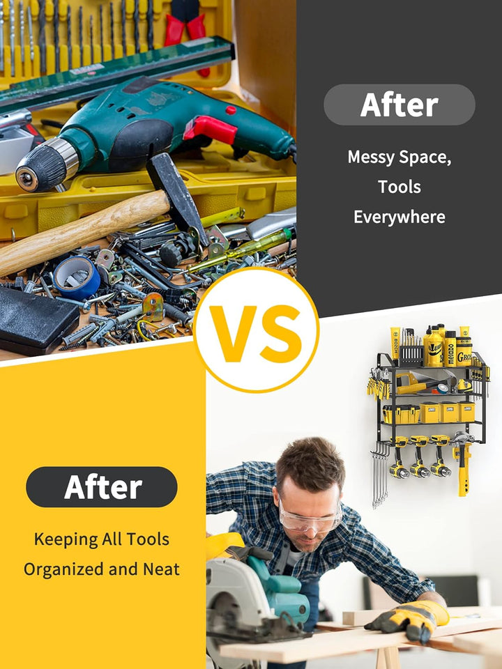 Power Tool Organizer Werkzeugspeicher Aufbewahrung Wandhalterung Akku Schlagbohrschrauber,Heavyduty