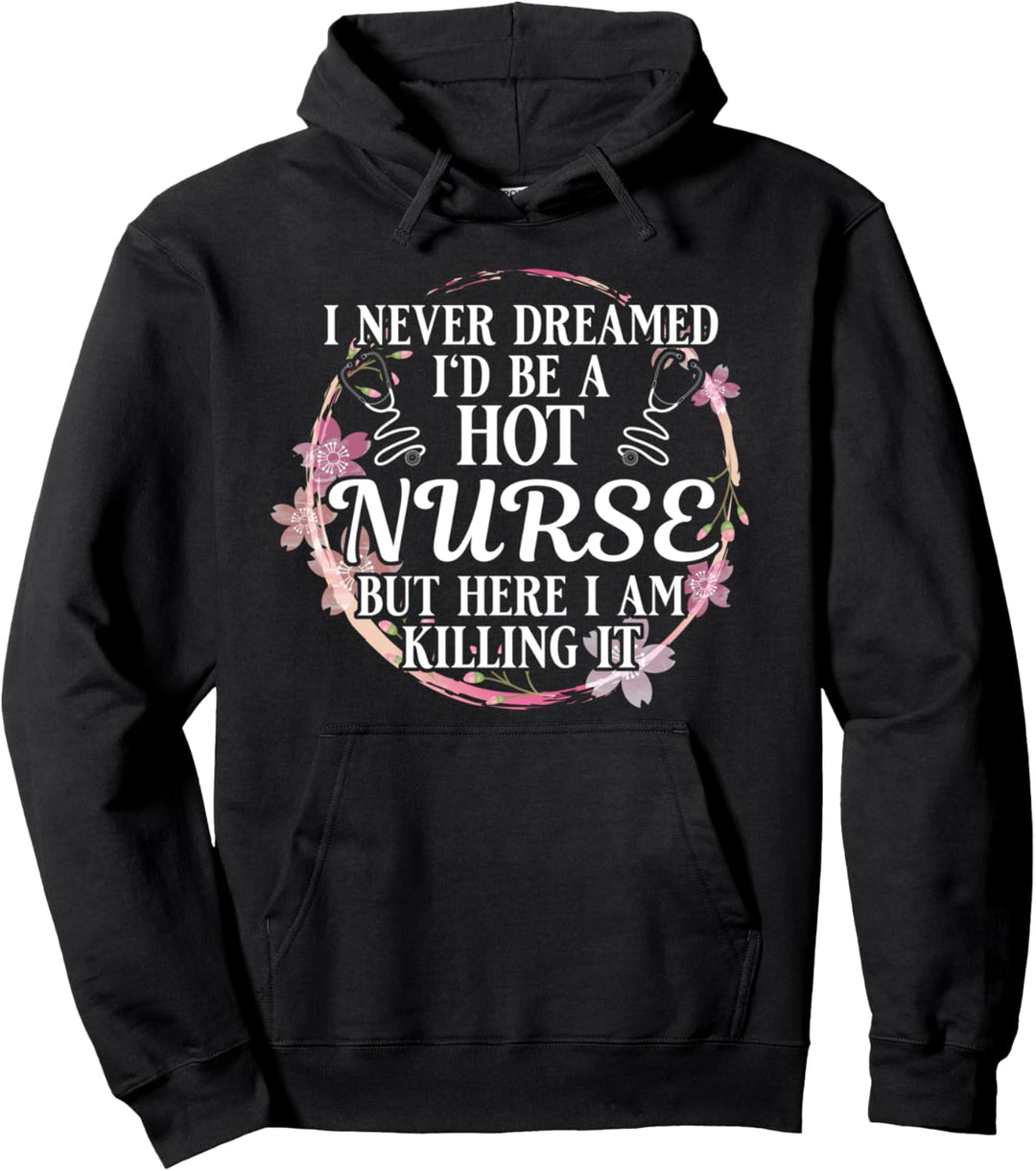Eine heisse Krankenschwester hier töte ich es Krankenpflege Pullover Hoodie