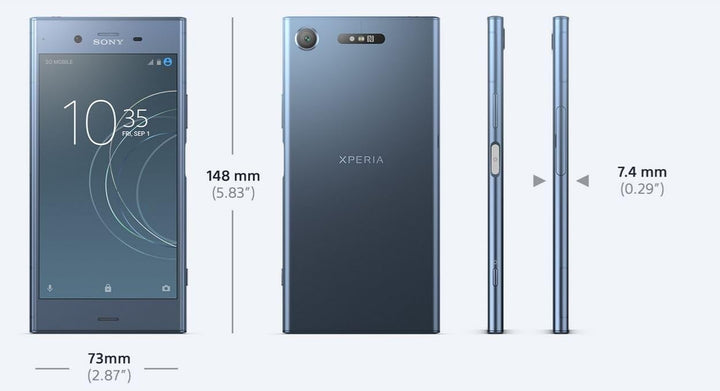 Sony Xperia XZ1 Smartphone (13,2 cm (5,2 Zoll) Triluminos Display, 19MP Kamera, 64GB Speicher, Andro